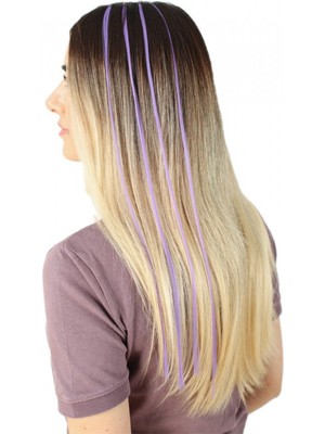 Handmade Renkli Fiber Keratin Kaynak Saç 100 Adet Takma Aparatı Hediyeli