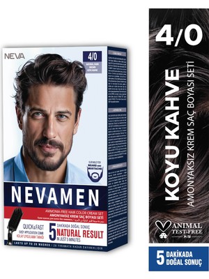 Neva Men 4/0 Natural Dark Brown- Koyu Kahve