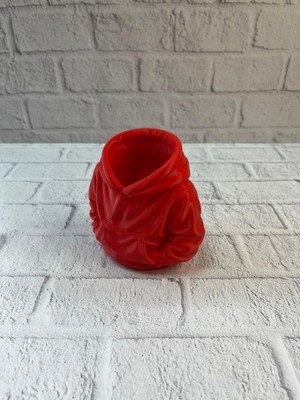 OEMTR Kırmızı Hoodie Kalemlik 10X10 cm Masa Üstü Düzenleyici