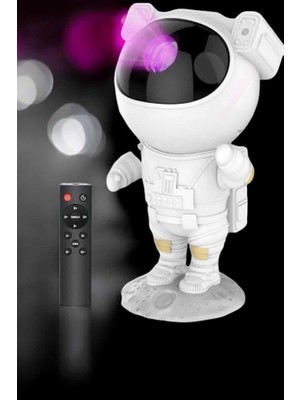OEMTR Astronot Bluetooth Hoparlör Gökyüzü Projektör Gece Lambası