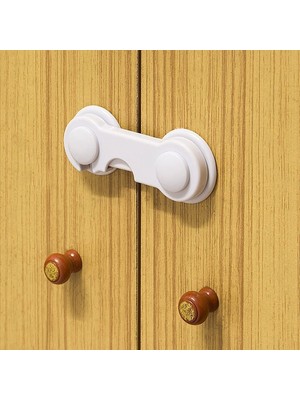 Twin Store® Bebek Çocuk Güvenliği Çekmece ve Dolap Için Kendiliğinde Yapışkanlı Vidasız Kapak Kilid