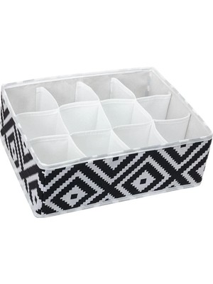 Twin Store 12 Bölmeli Mozaik Desen Pratik Bölmeli Çekmece Düzenleyici Organizer