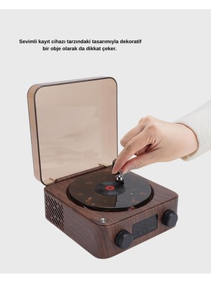 OEMTR Dekoratif Gece Işığı Bluetooth Hoparlör Dijital Saat Çok Yönlü Sesli Aydınlatma