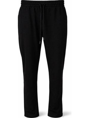 Trender 26YL71E68001 Siyah Erkek Eşofman Altı 2 Ip Düz Paça