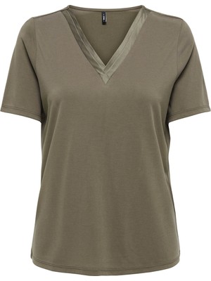 Only Onlfree Lıfe Kahverengi Kadın T-Shirt 15368626