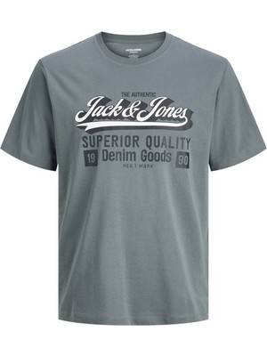 Jack & Jones Jjelogo Tee Ss O-Neck 2 Col Mavi Erkek T-Shirt 12279535