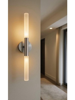 Elizim Home Lighting Linea Ledli Krom Şarjlı  Aplik