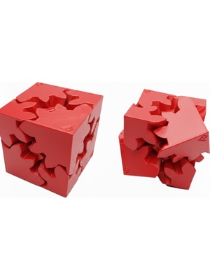 Dişli Zeka Küpü -Mekanik Çarklı Akıl Oyunları Küpü -Eğitici Zeka Geliştirici Oyuncak