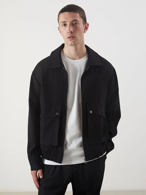 Lc Waikiki Yeni Sezon Standart Kalıp Gömlek Yaka Erkek Mont