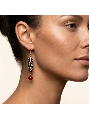 THEIA GemWorks Akora – Hint Akik & Mercan Küpe