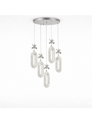 Işıltı Power 5'li Ledli Sarkıt Avize