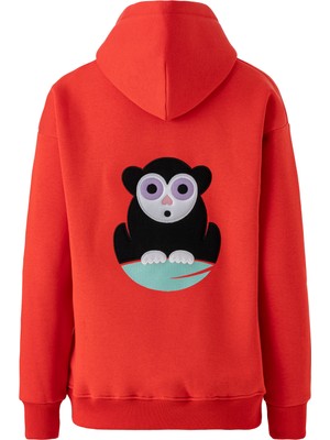 Beynlab Unisex Tarsier Hoodie Nar