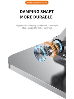 Pucutun ZR-104 360 Derece Dönen Tabanlı Katlanabilir Taşınabilir Laptop Standı