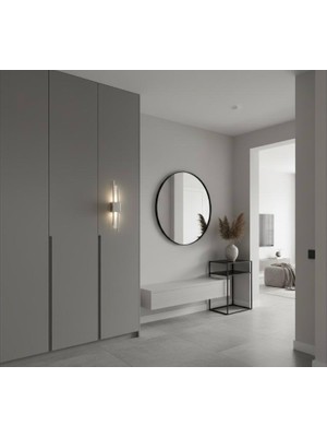 Elizim Home Lighting Kutu Ledli Krom Şarjlı Aplik