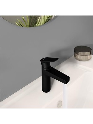 Pucutun Shift T30 A4368936 Yüksek Lavabo Bataryası, Mat Siyah