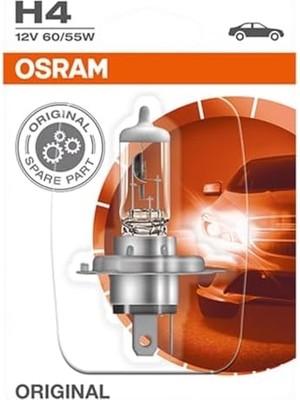Pucutun H4 Orijinal Far Ampulü, Tekli Paket 12V 60/55W, Tek Ampul Made In