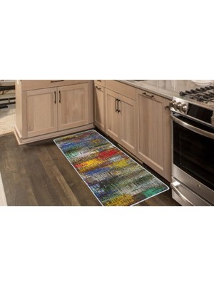 Pucutun Carpet Kaymaz Taban Tezgah Önü Mutfak Paspası 50X150 cm No: 286