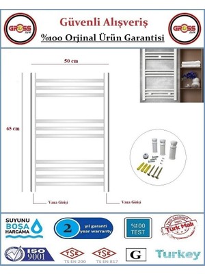 Gross AVM Havlupan Banyo Peteği 50x65 - Beyaz