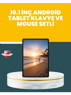 İsmiyle Al 10.1 Inç IPS Ekranlı Android Tablet Bilgisayar Seti