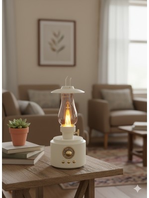 Dodomar Şarjlı Masa Lambası Kamp Model - Bluetooth Hoparlörlü LED Lamba