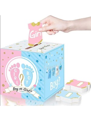 Dodomar Cinsiyet Belirleme Katlamalı Kutu 12LI TERCI.17X17