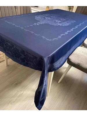 Çapa Home Leke Tutmaz & Su Geçirmez Jumbo Jakarlı Dertsiz Masa Örtüsü 160X220 cm