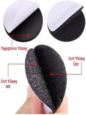 Pucutun 10 Adet Halı Kilim Minder Nevresim Örtü Kaydırmaz Cırt Bant Seti