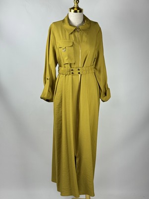 Nuss Amber Renk Elbise/kap