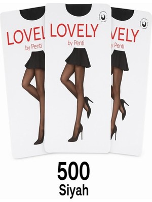 Lovely 3'lü Ince Külotlu Çorap