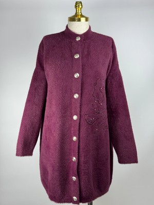 Nuss Bordo Renk Hırka