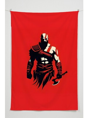 Charmbi Gamer Duvar Örtüsü -  Çok Renkli Anime Temalı Kumaş Oda Dekoru Tapestry