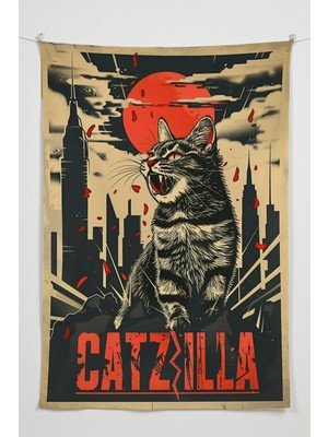 Charmbi Gamer Duvar Örtüsü -  Çok Renkli Anime Temalı Kumaş Oda Dekoru Tapestry