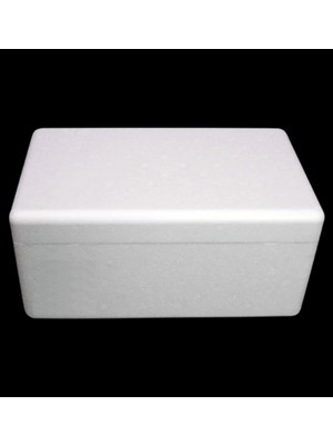 abnturk Strafor Köpük Kutu 1kg Hacimli Köpük Termos 27X17X13CM Tam Izole 24 Saat Koruyan Soğuk Zincir Kolisi