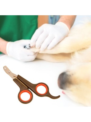 Greathings Küçük Çelik Uçlu Kedi Köpek Evcil Hayvan Tırnak Makası Pati Bakım Aleti Ergonomik Kaymaz Sap