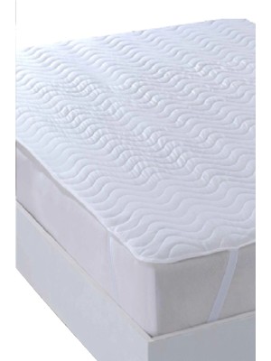 Evony Kapitoneli Sıvı Geçirmez Yatak Koruyucu Alez 120X200 cm Tek Kişilik Köşe Lastikli