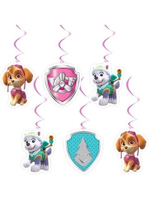 Dodomar Asmalı Tavan Sarkıt Süsü 6 Lı Paw Patrol Sky
