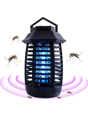 Greathings Tutma ve Asma Saplı Ledli Sinek Makinası 2W Sinek Öldürücü Uv Mor Işıklı Aparat
