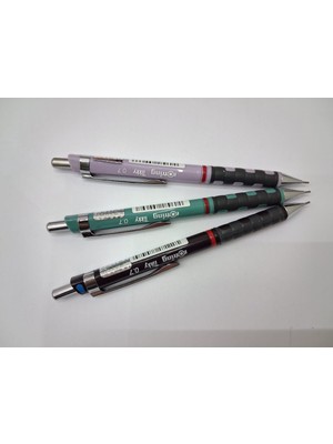 Rotring Tikky Mekanik 0,7mm 3lü( Lila Yeşil Kahverengi)