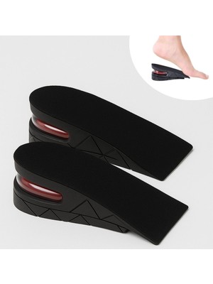 Greathings 5 cm Boy Uzatıcı Silikon Ortopedik Topuk Tabanlık – Yüksek Konforlu Gizli Yükseltici Ped (Unisex)