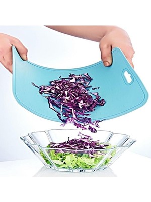 Twin Store® Bükülebilir Esnek Kesme Matı Meyve Sebze Doğrama Kesme Tahtası 20X30 cm