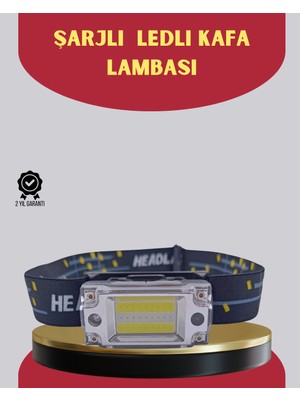 OEMTR Şarj Edilebilir LED Kafa Feneri 215 Lümen Xpe Cob Güçlü Aydınlatma