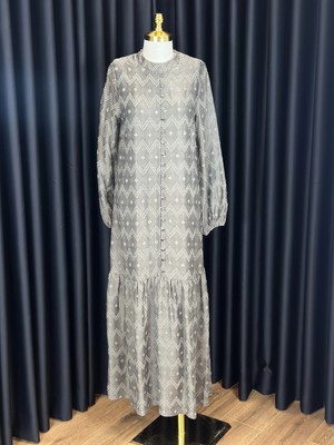 Nuss Vizon Renk Elbise