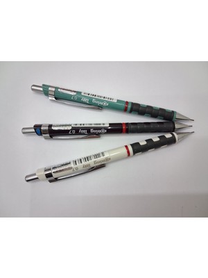 Rotring Tikky Mekanik 0,7mm 3lü (Yeşil Kahverengi Beyaz)