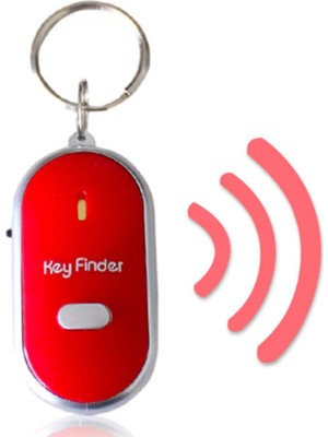 Greathings Anahtar Bulucu Anahtarlık Sese Duyarlı Işıklı Anahtarlık Aparat