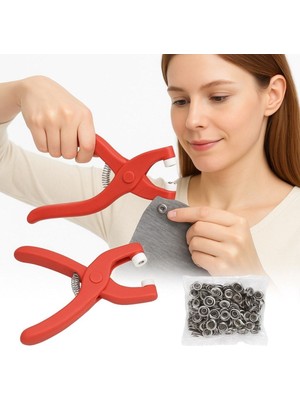 Greathings Plastik Çıt Çıt Pensi–kıyafet, Bebek Önlüğü, Gömlek ve Tekstil Ürünleri Için Çıtçıt Takma Aleti