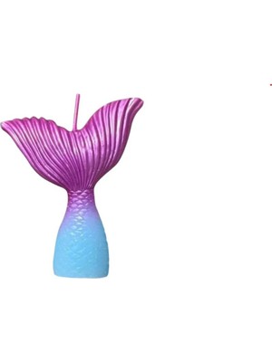 Dodomar Mum Deniz Kızı Kuyruğu Mor Mavi 12CM