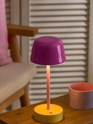 Sarı Dekoratif Masaüstü LED Lamba  (S6)