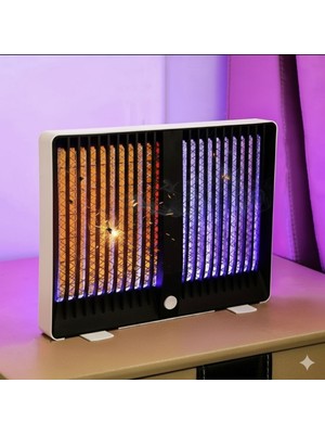 Greathings Sivrisinek Öldürücü Lamba Şarjlı Sivrisinek Kovucu Sessiz ve Güçlü Sivrisinek Tuzağı Uv Işıklı Sinek Kıran WD023