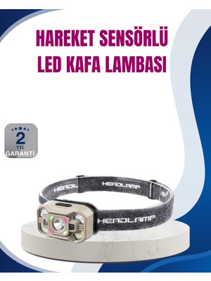 OEMTR Hareket Sensörlü LED Far 45 Derece Ayarlı Şarj Edilebilir