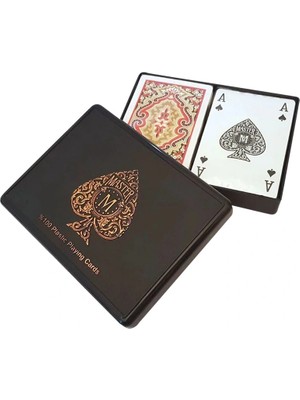 Master Plastik 2'li Oyun Kağıdı (Mika Kutu)